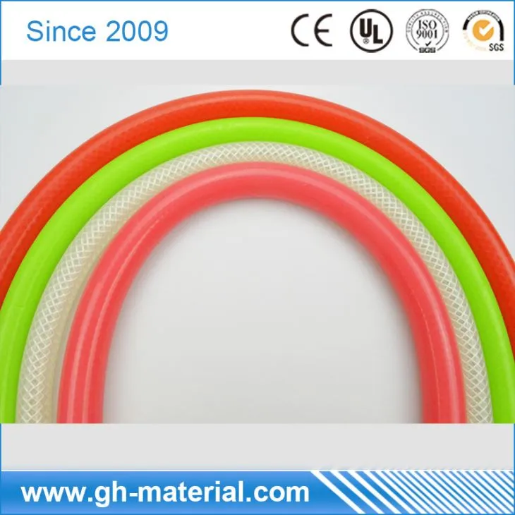 Полупрозрачные пищевые и медицинские силиконовые плетеные трубки